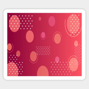 Abstract Red Rose Premium Quality Print Sticker